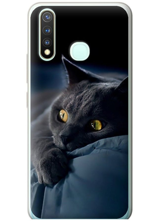 Силиконовый чехол 'Дымчатый кот' для Endorphone Vivo Y19 (265226617)