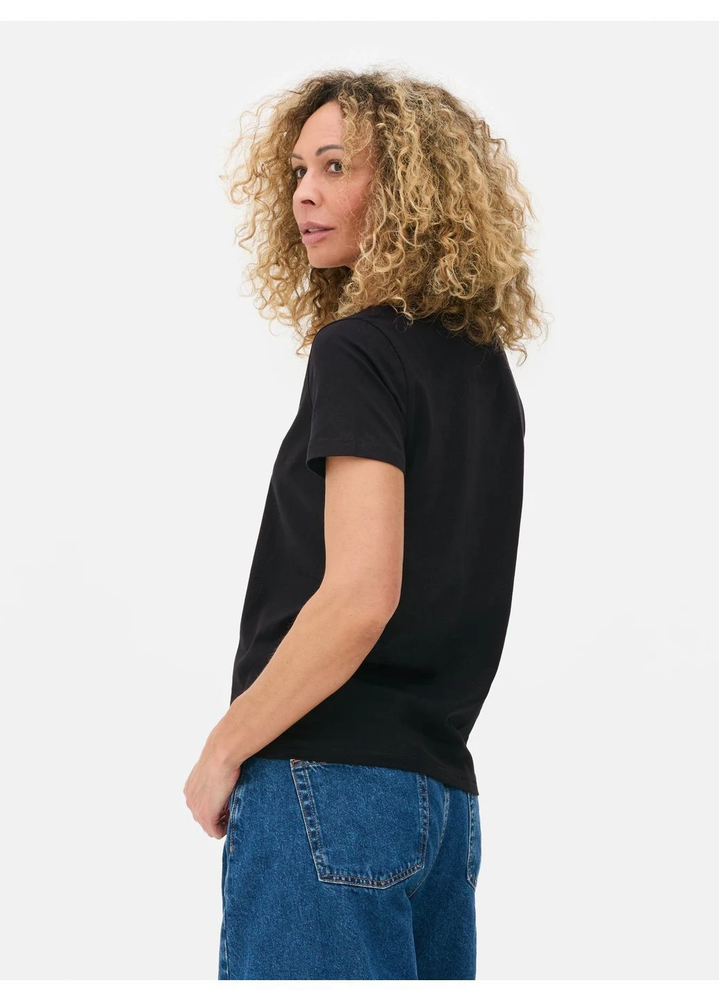 Футболка basic,черный, Primark - (397628595)