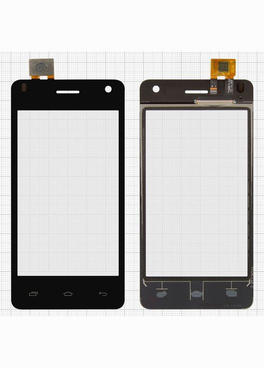 Сенсорный экран (тачскрин) для IQ4491 Quad ERA Life 3,, high-copy FLY (316508870)