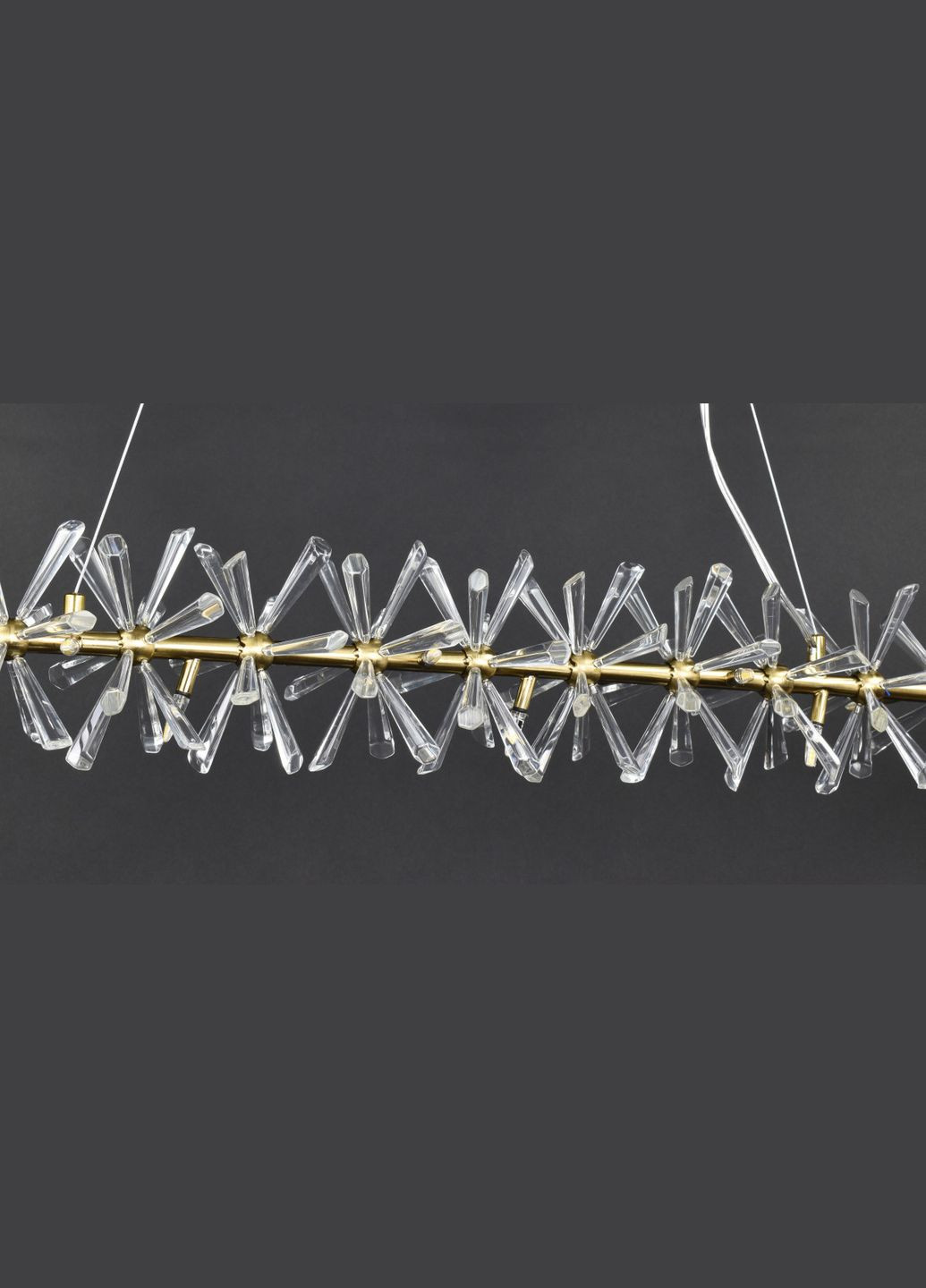 Люстра подвесная на 14 лампочек 28198 Латунь 35-140х15х106 см. Sunnysky (364496399)