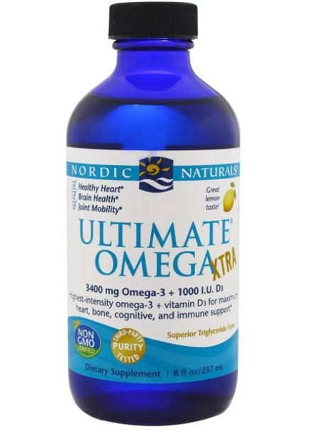 Омега 3 Omega Xtra 237 мл лимон Nordic Naturals (365751792)