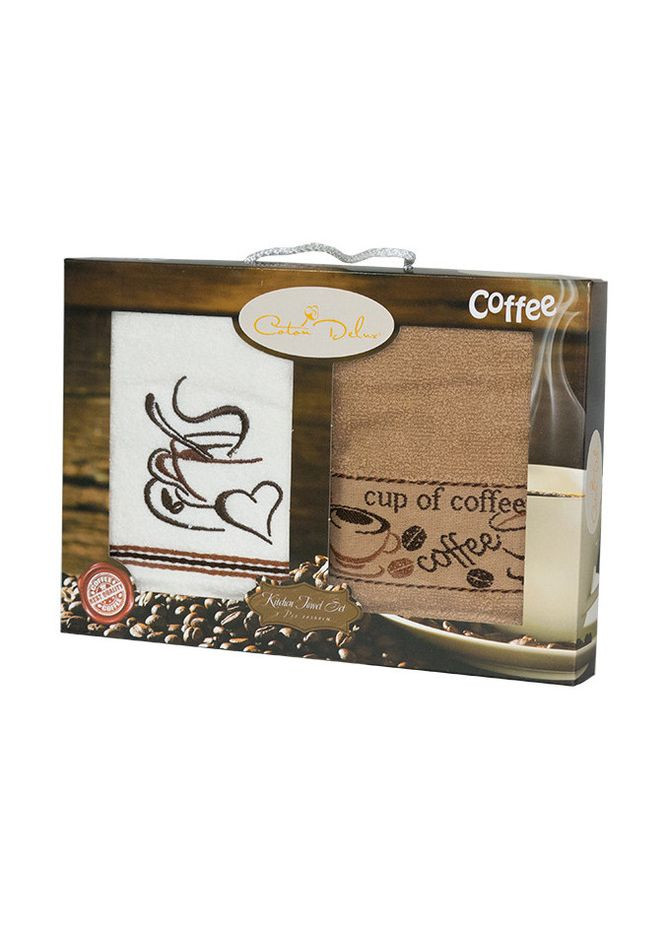 Gursan набор полотенец кухонных 40*60 (2 шт) кофе-бежевый комбинированный производство -