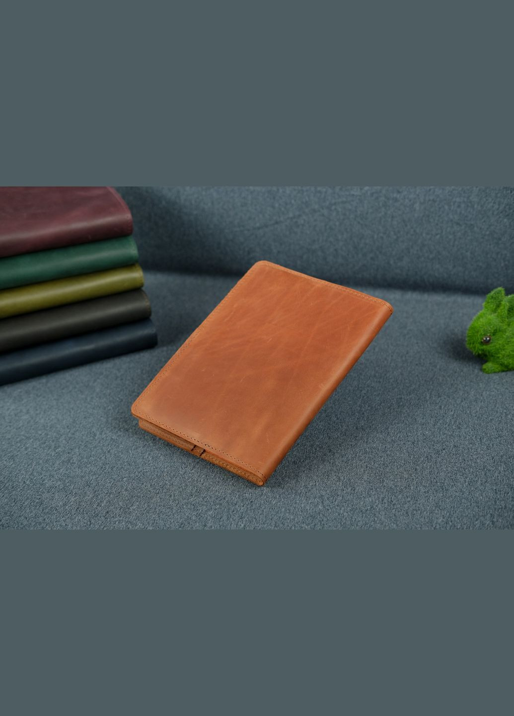 Кожаная обложка для ежедневника формата А5, Модель №12, натуральная Винтажная кожа, цвет Коньяк Berty (299397071)