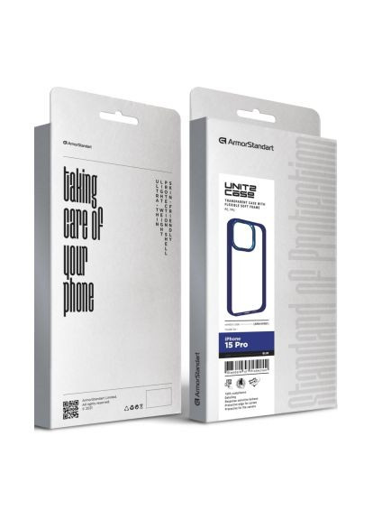 Чехол для мобильного телефона (ARM69981) ArmorStandart UNIT2 Apple iPhone 15 Pro Blue (326592627)