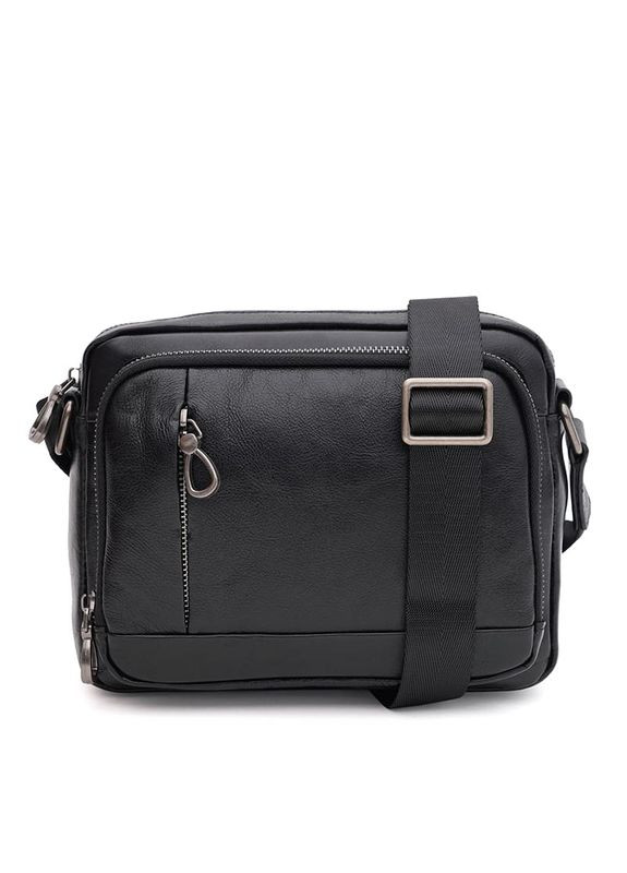 Чоловіча шкіряна сумка K13021bl-1a-black Ricco Grande (309187358)