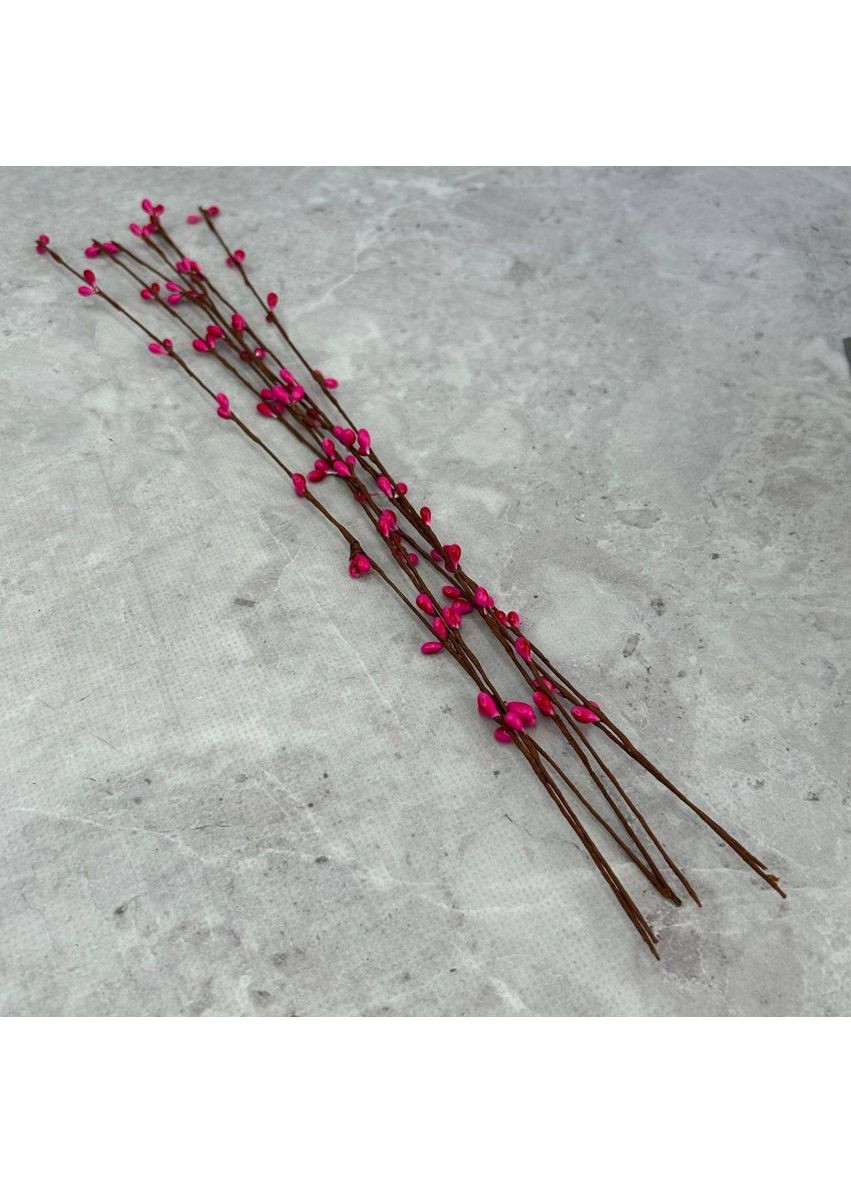 Веточка ивы с почками 40 см – малиновый. Plus-plus (352745324)