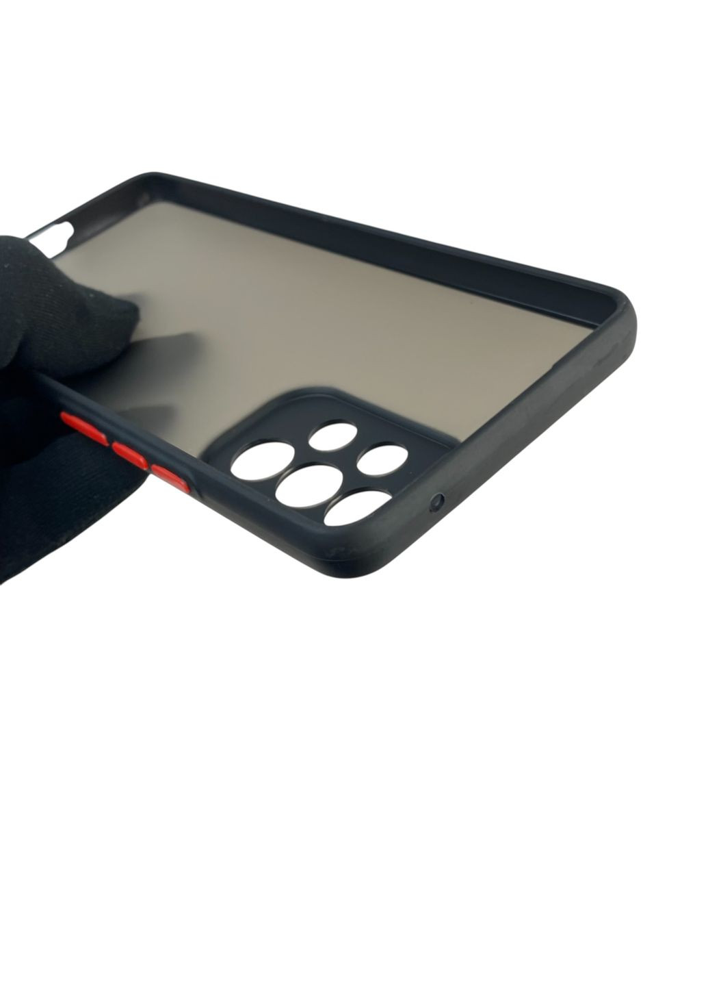 Чохол для телефона Galaxy A53 5G (SM-A536E) з високими бортами із захистом камери на самсунг а53 5г чорний Samsung (366228879)