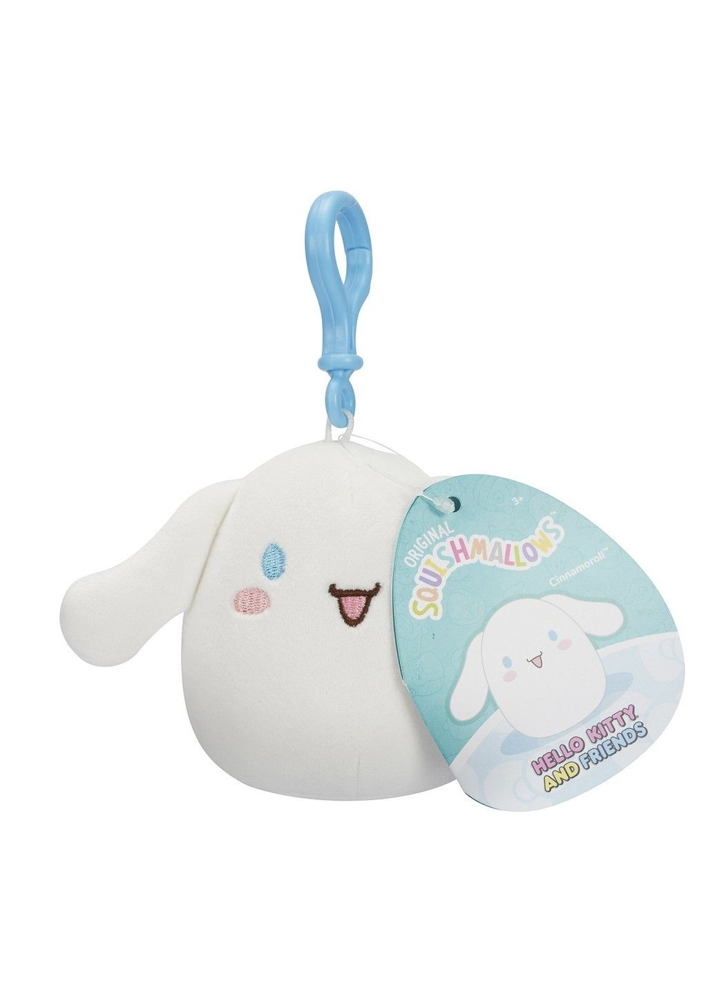 М'яка іграшка на кліпсі - Сіннаморолл (9 cm) Squishmallows (331298002)