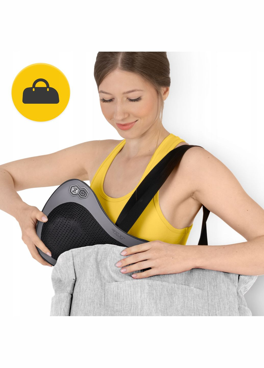 Подушка-масажер Shiatsu Pro+ Black () 4FIZJO P-5907739319159 (324264895)