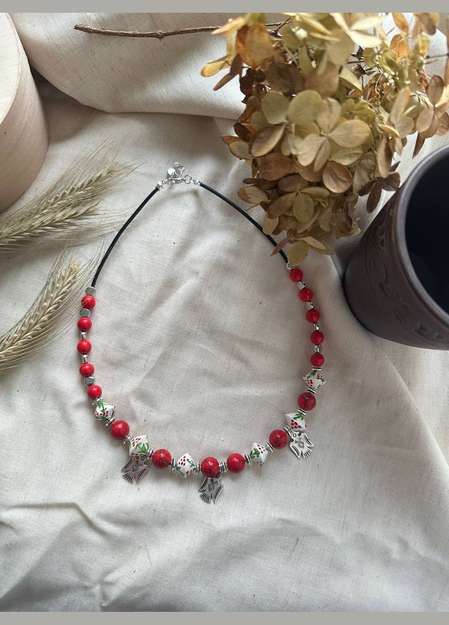 Женские украшения из глины и коралла No Brand (331902072)