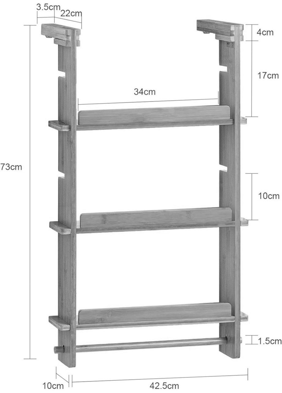 Полиця на холодильник з дерева Берджет каррі (ПХО-001303) No Brand (327860960)