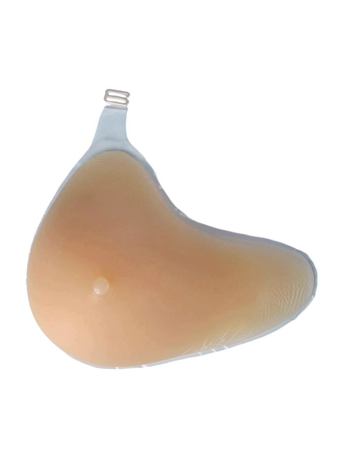 Протез молочної залози силіконовий після мастектомії 330 г. з подовженням до пахви ліва чашка В No Brand 2635 (329445589)