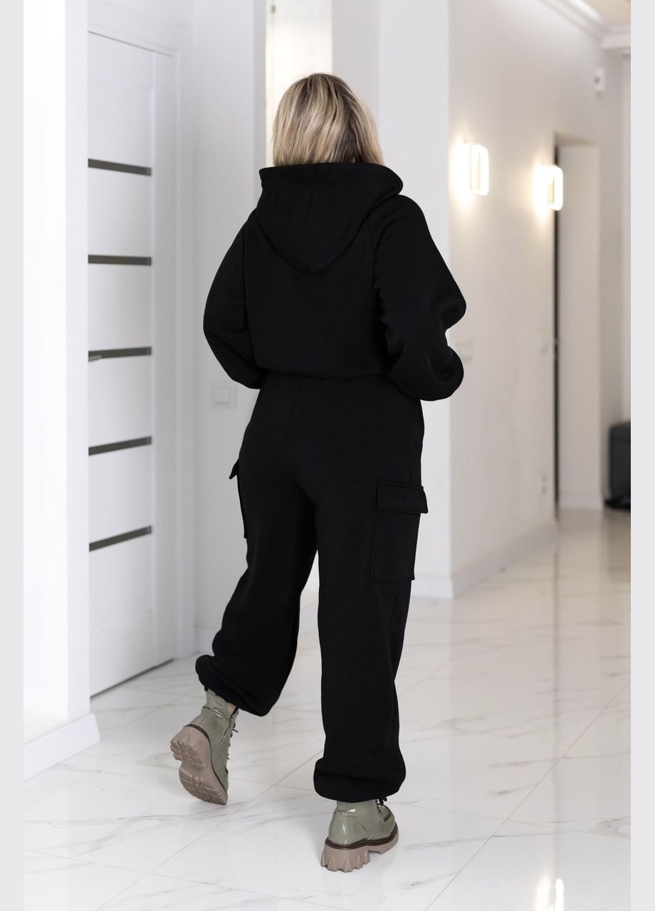 Теплий спортивний костюм зі штанами карго Fashion Girl (306712196)