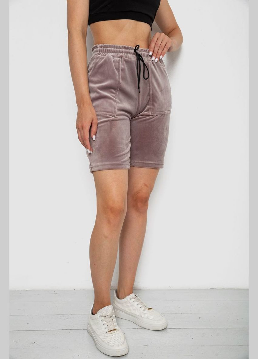 Шорти жіночі однотонні велюрові Anello 238R58169 (340462368)
