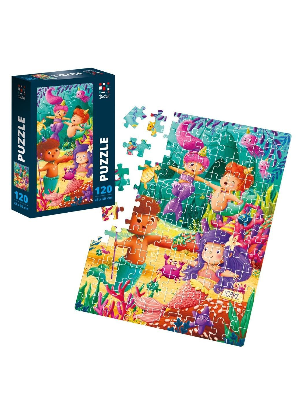 Пазли . Підводна вечірка 120 деталей DT100-21 De.tail (293971853)