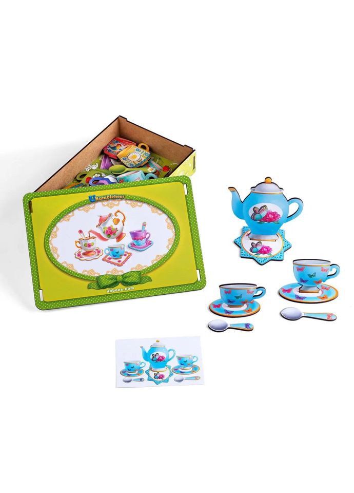 Настільна гра "Веселе чаювання" (ПСД191) PSD191 дерев'яна Ubumblebees (364130023)