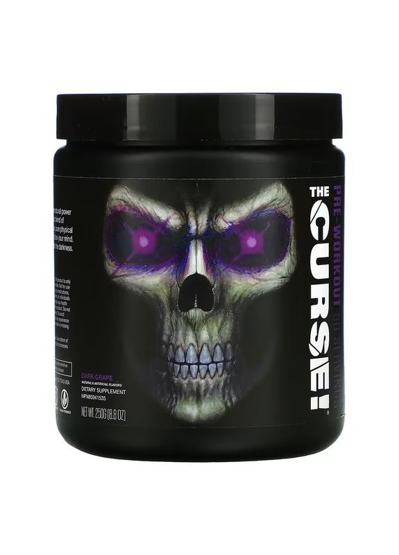 Предтренировочный комплекс The Curse, 250 грамм - Виноград JNX Sports (334891566)