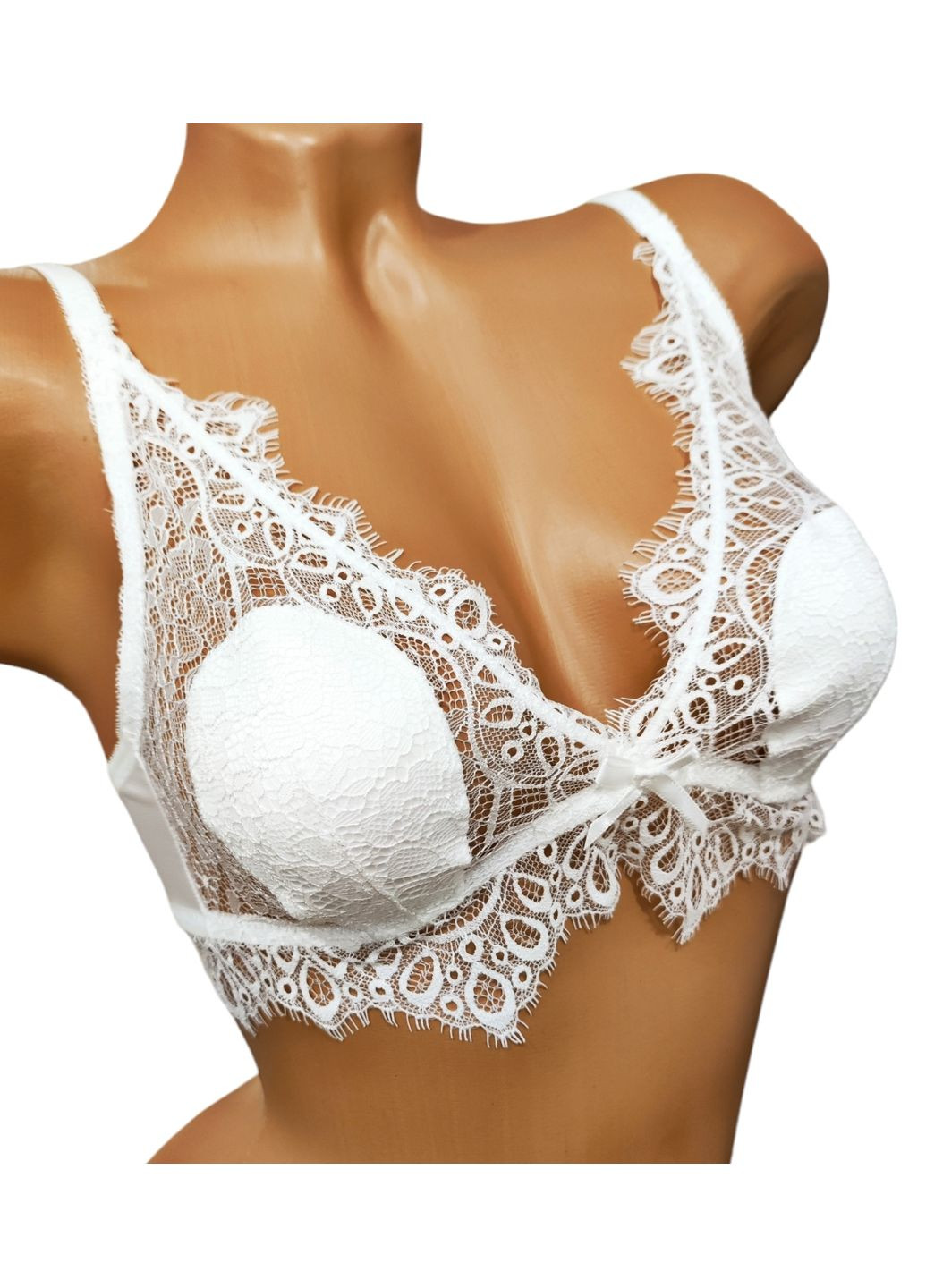 Білий бралетт бюстгальтер Weiyesi без кісточок