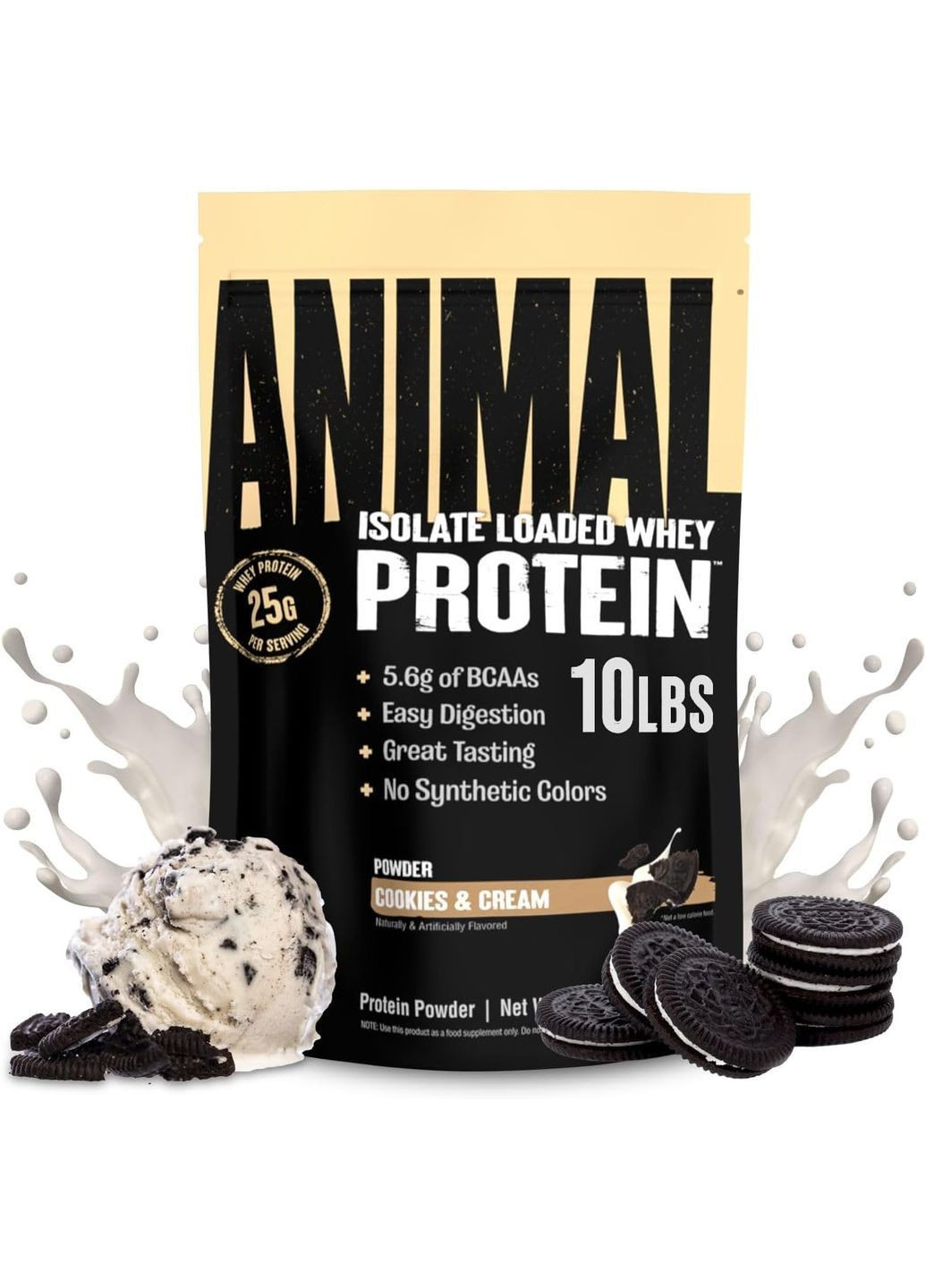 Протеїн Animal Whey 4500 г, Cookies Cream Universal Nutrition (366572394)