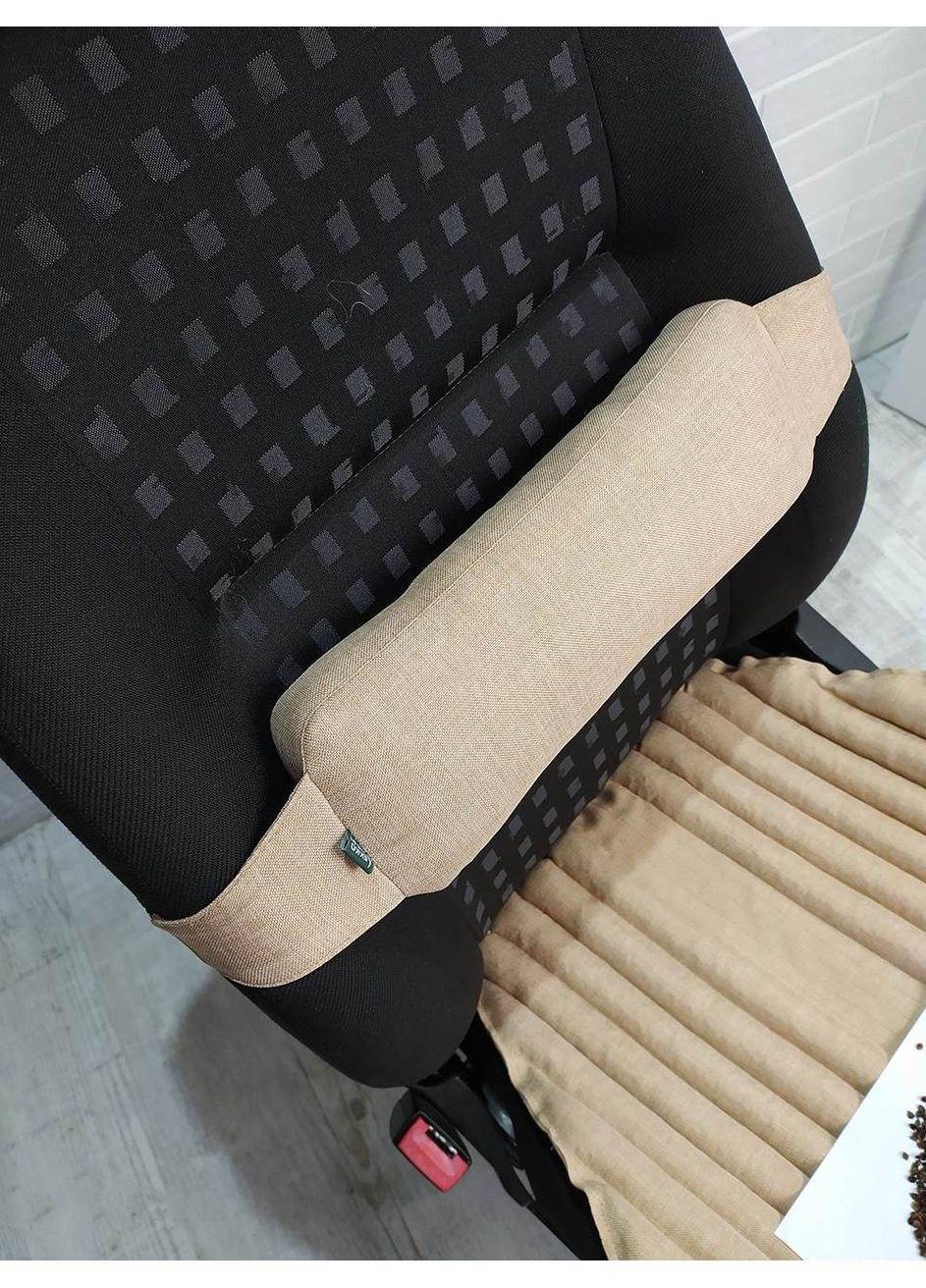 Ергономічні подушки EKKOSEAT на автомобільне крісло, КОМПЛЕКТ. Бежевий. AV-1G2H-301 Ekko Seat (353718785)