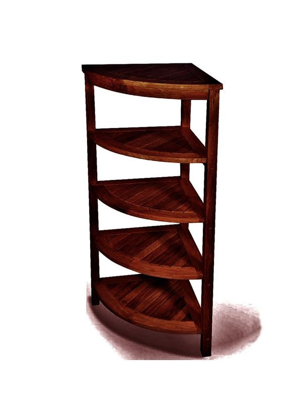 Стеллаж угловой для ванной из дерева Кафеталь савоярди (ВУГ-001815) No Brand (328091604)