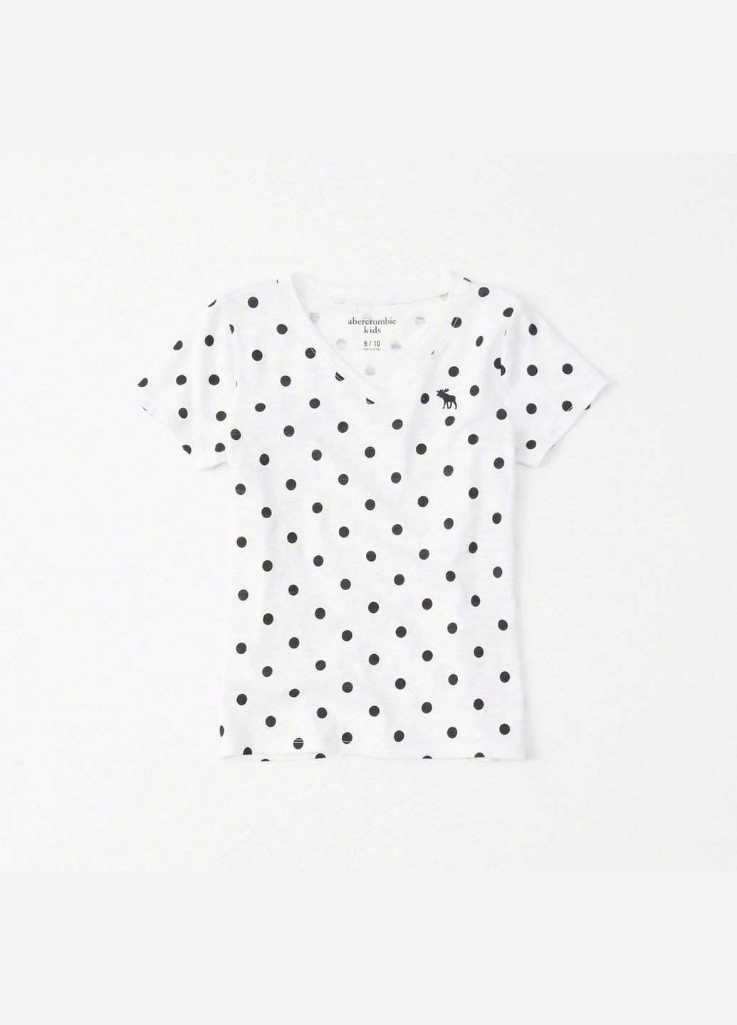 Белая летняя белая футболка - женская футболка af4672w Abercrombie & Fitch