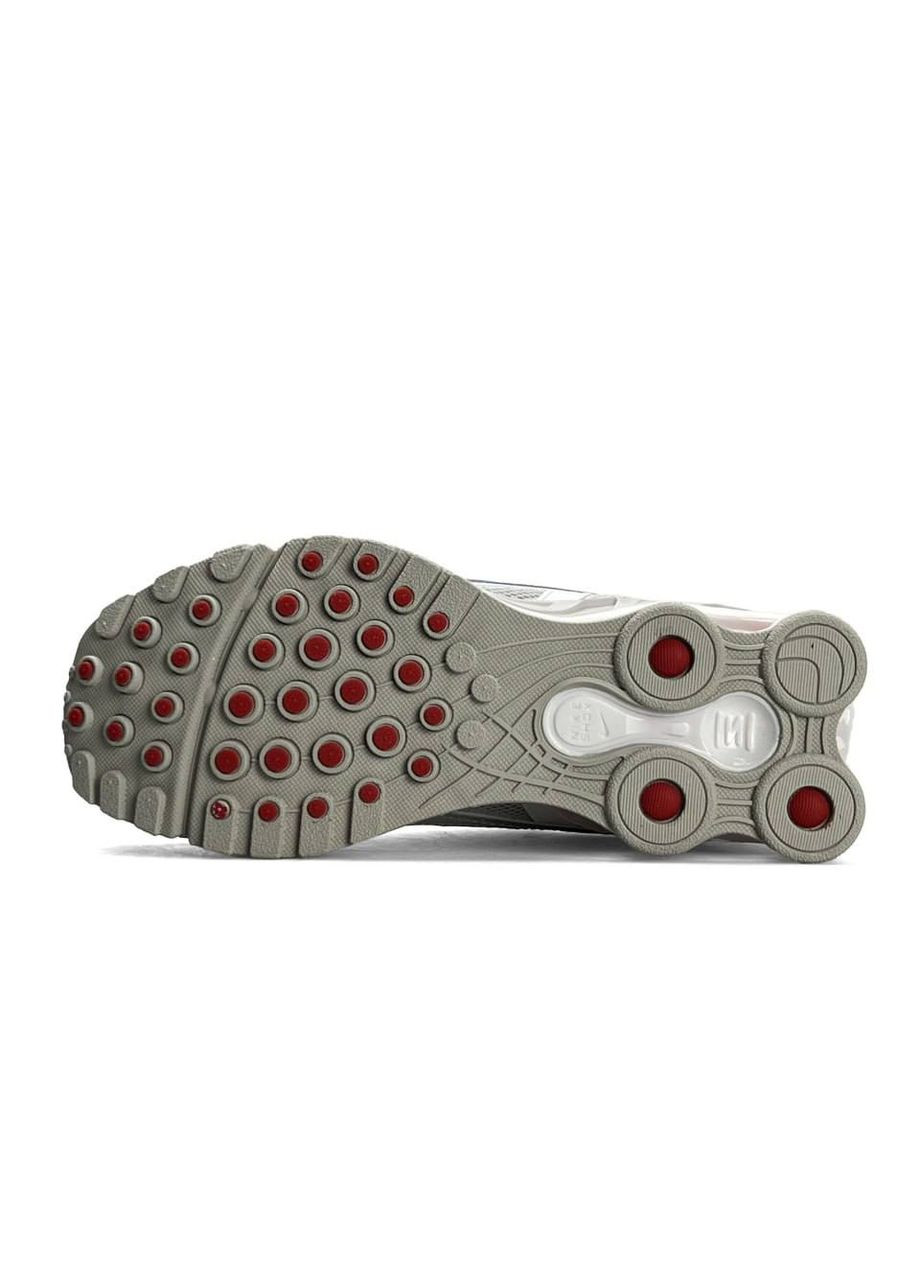 Кроссовки женские Nike x No Brand Supreme Shox Ride 2 SP Grey White Red серые демисезоны (346390867)