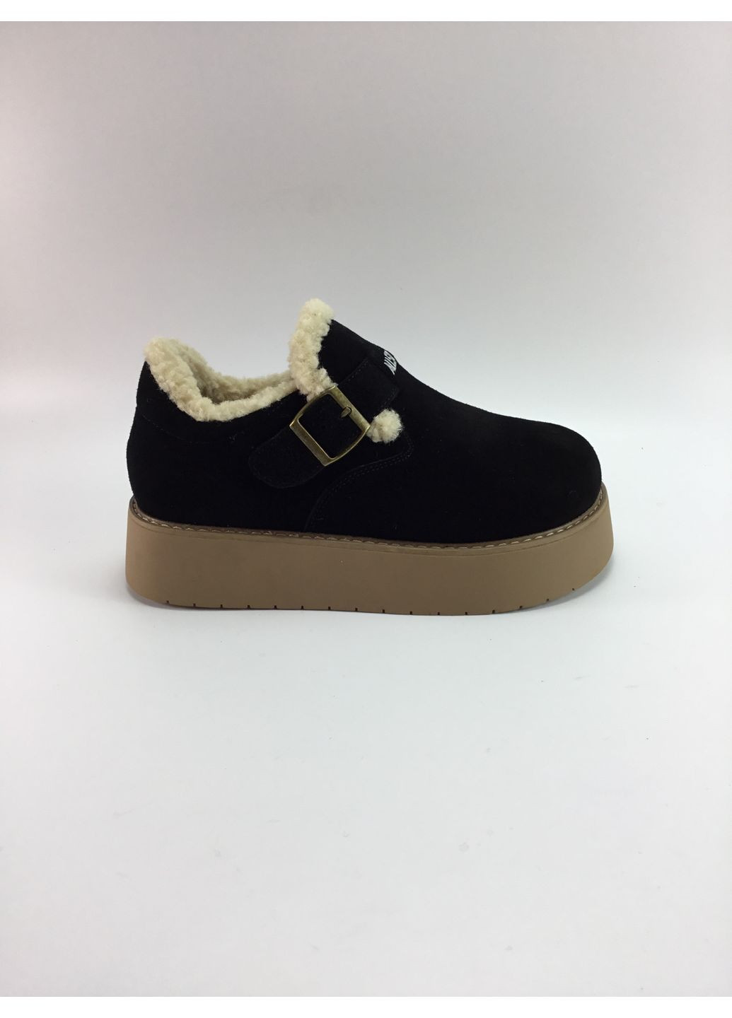 Черные зимняя женские зимние ботильоны ALLSY