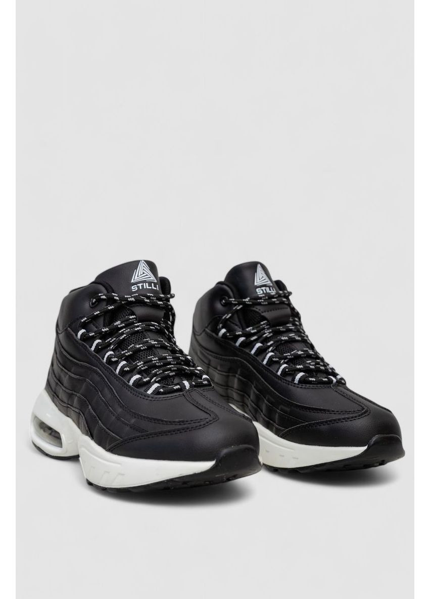 Черно-белые всесезонные кроссовки мужские зимние на меху,, 248rcx619 Ager