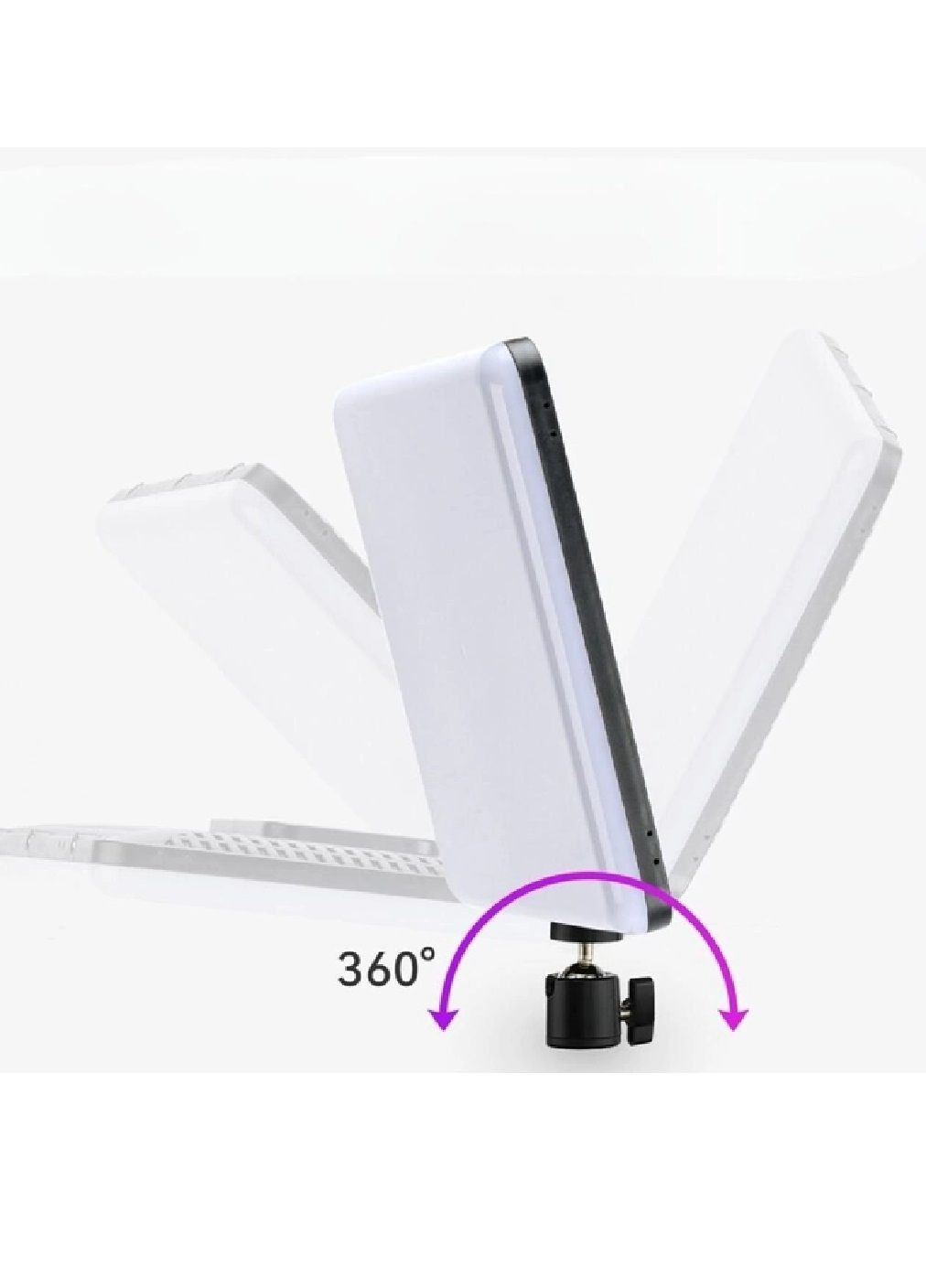 Світлодіодна студійна прямокутна різнокольорова LED лампа з пультом штативом 2 метри 2 в 1 (476347-Prob) Unbranded (279518096)