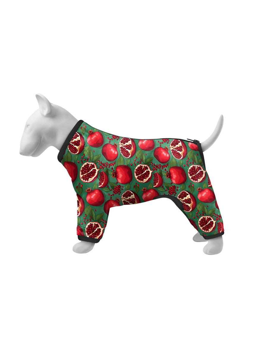 Ветровка для собак Clothes, рисунок "Гранаты", S30, В 57-59 см, С 44-46 см WAUDOG (322642116)