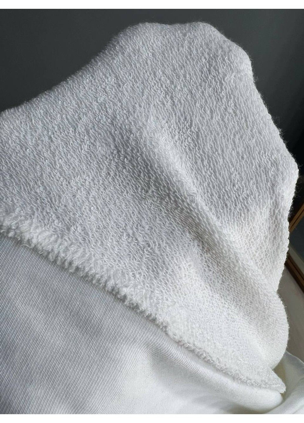 Костюм жіночий 485-485 Barbie оверсайз світшот і брюки палаццо білий Quzen (339101448)