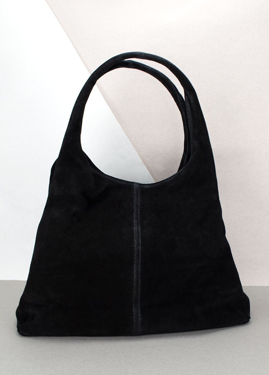 Сумка женская шопер замшевая 03790 черная Virginia Conti (314945275)