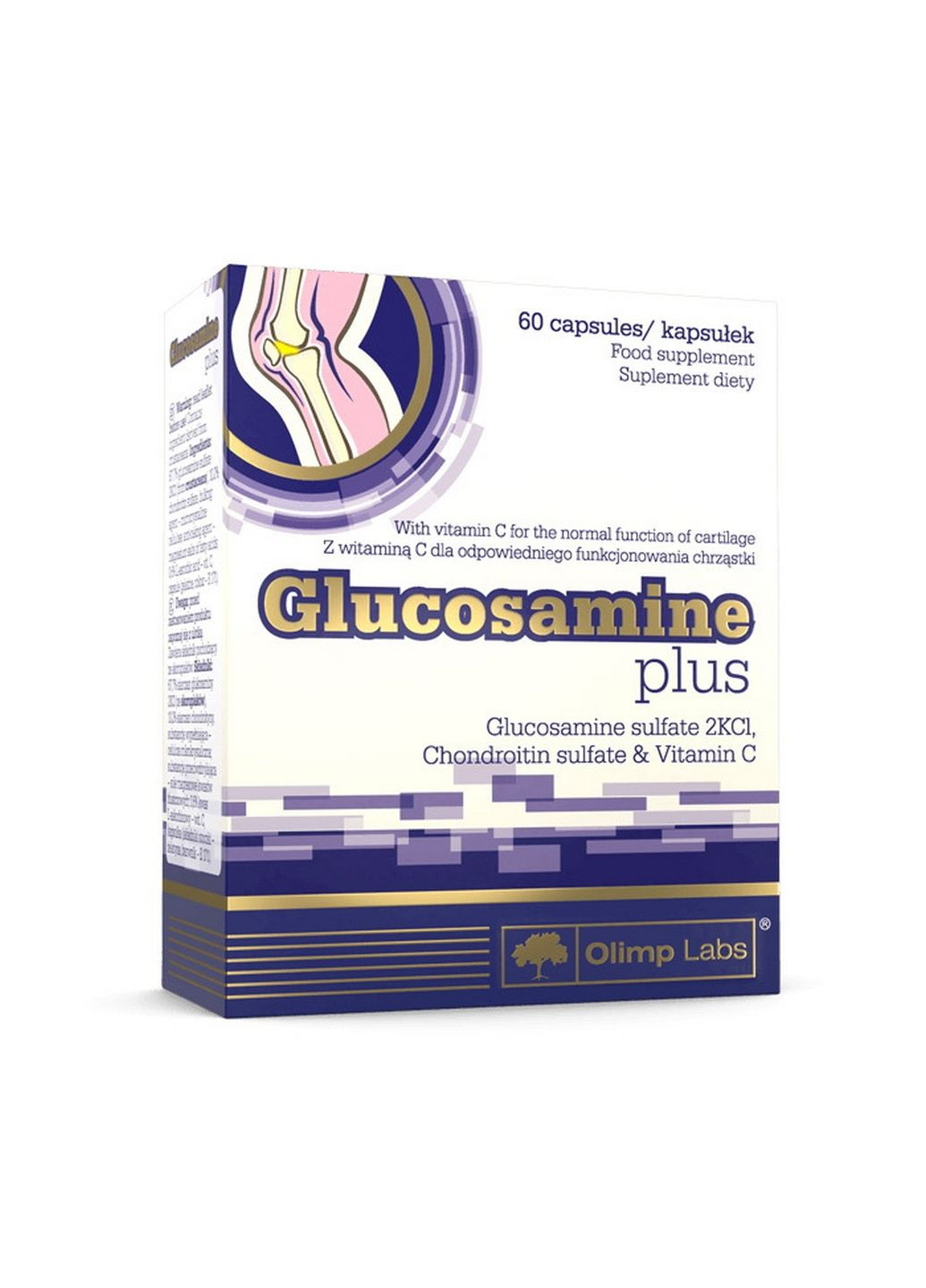 Препарат для суставов и связок Glucosamine Plus, 60 капсул Olimp (294928918)