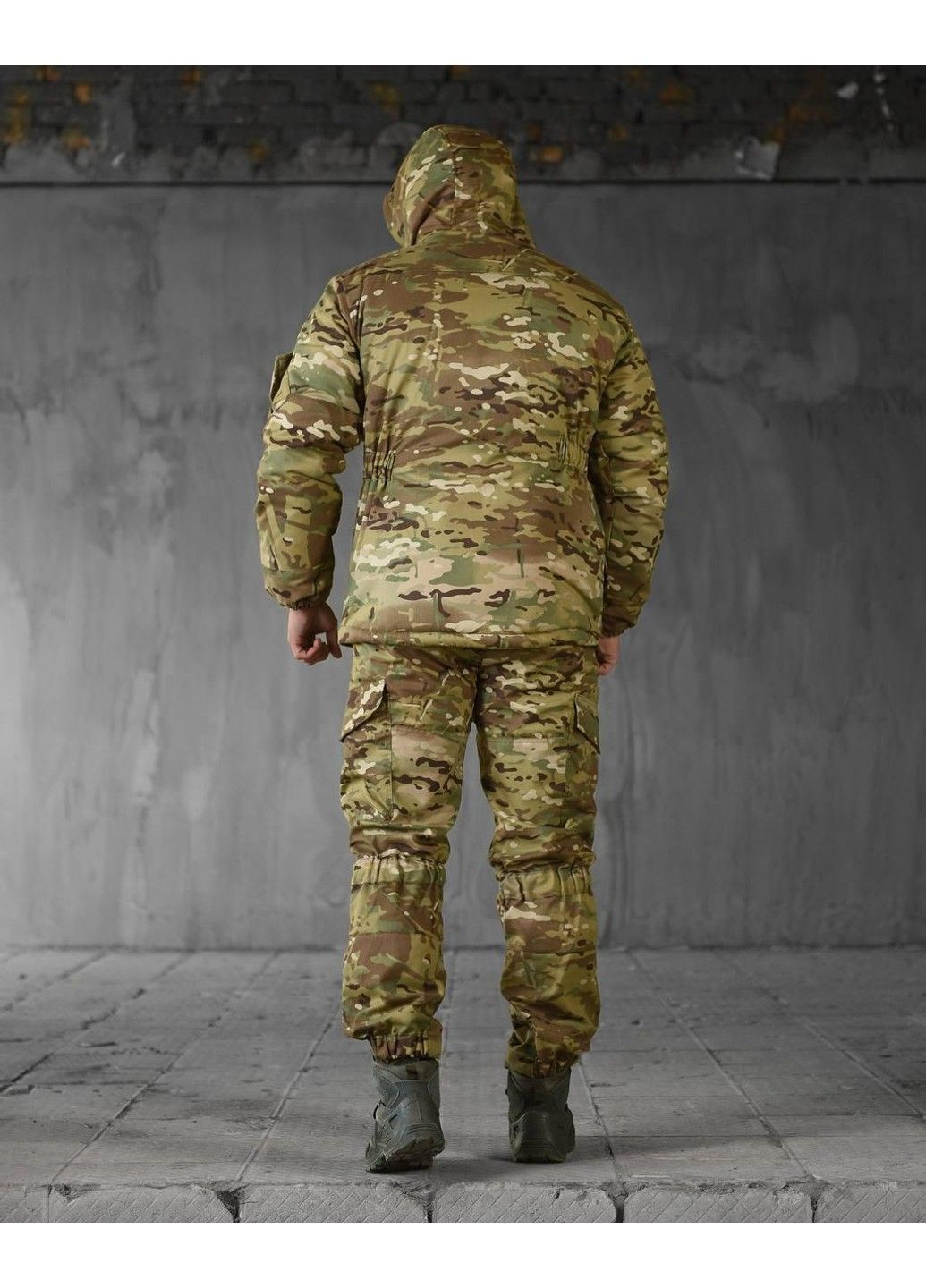 Зимний мужской костюм Горка (куртка и штаны) ВТ0542 (K7-00) Мультикам XXXL No Brand