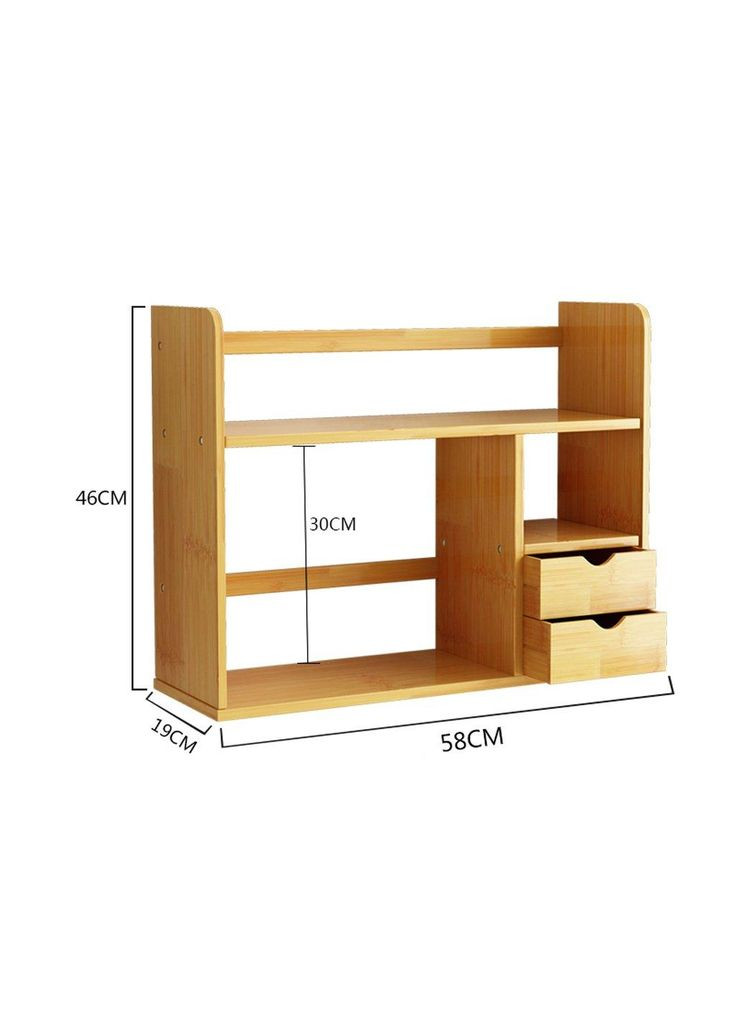 Настольная книжная полка из дерева Блок 58 ваниль (КПЛ-581502) No Brand (328414526)