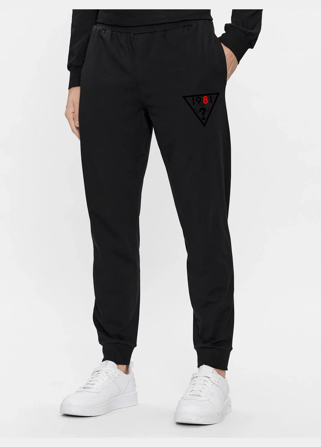 Черные демисезонные брюки No Brand