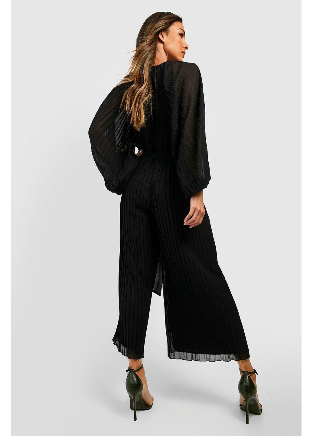 Комбінезон Boohoo однотонний чорний