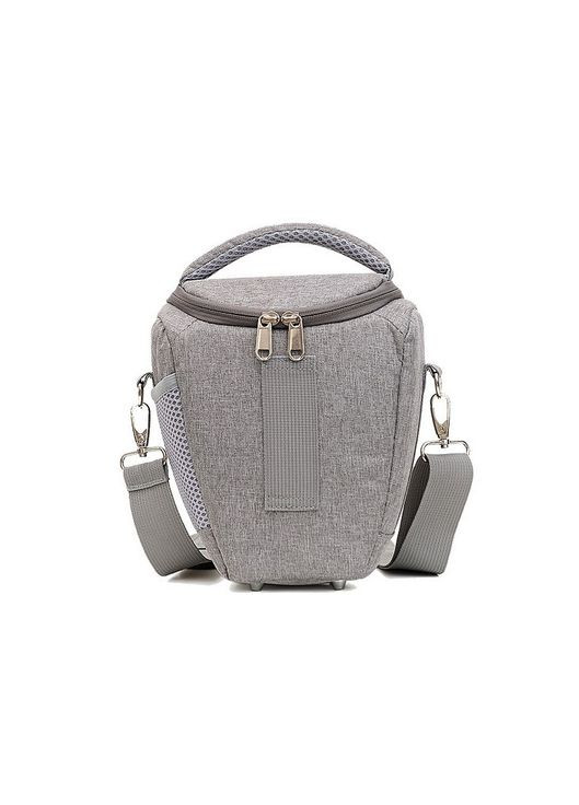 Сумка-треугольная для зеркального фотоаппарата с ремнем и дождевиком Серый ( код: IBF079S1 ) Digital (325861932)