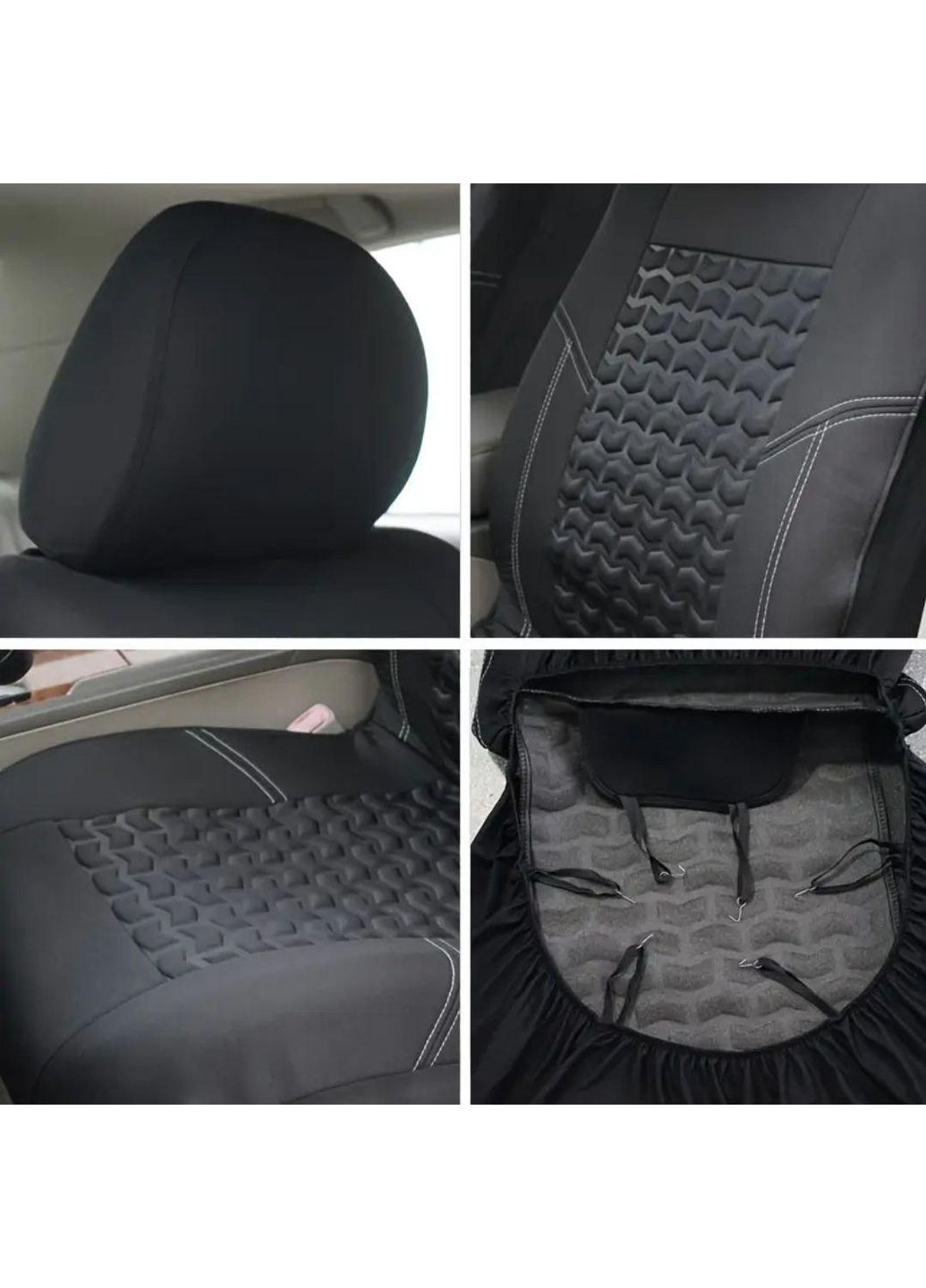 Универсальные авточехлы на сиденье с молниями для доступа к багажнику No Brand (369475154)