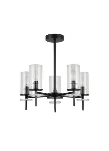 Люстра на 5 плафонів BL1750-1 CHICAGO під лампу чорний (80556) Ardero (321971578)