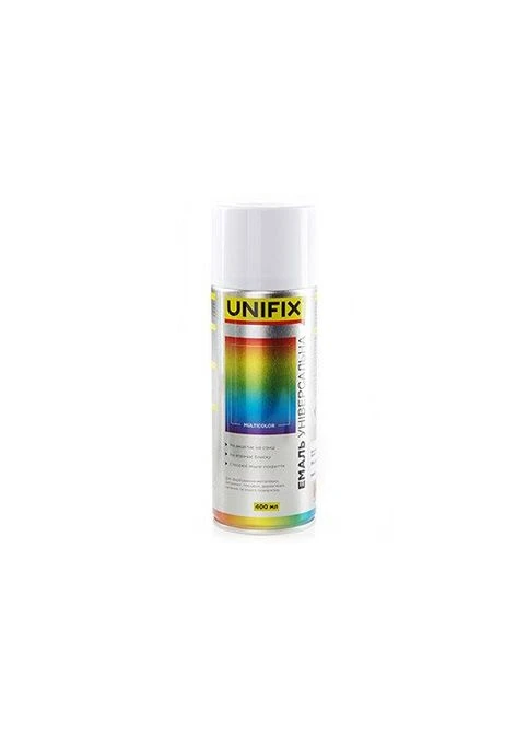 Эмаль универсальная акриловая RAL 9010 Белый мат. 400мл UNIFIX No Brand (363868111)