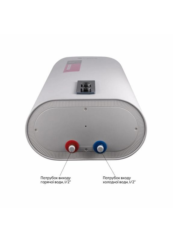 Водонагрівач електричний 50 л плоский вертикальний, мокрий ТЕН 2 кВт (0,8+1,2) DT50V20G(PD)/2 Thermo Alliance (349512659)