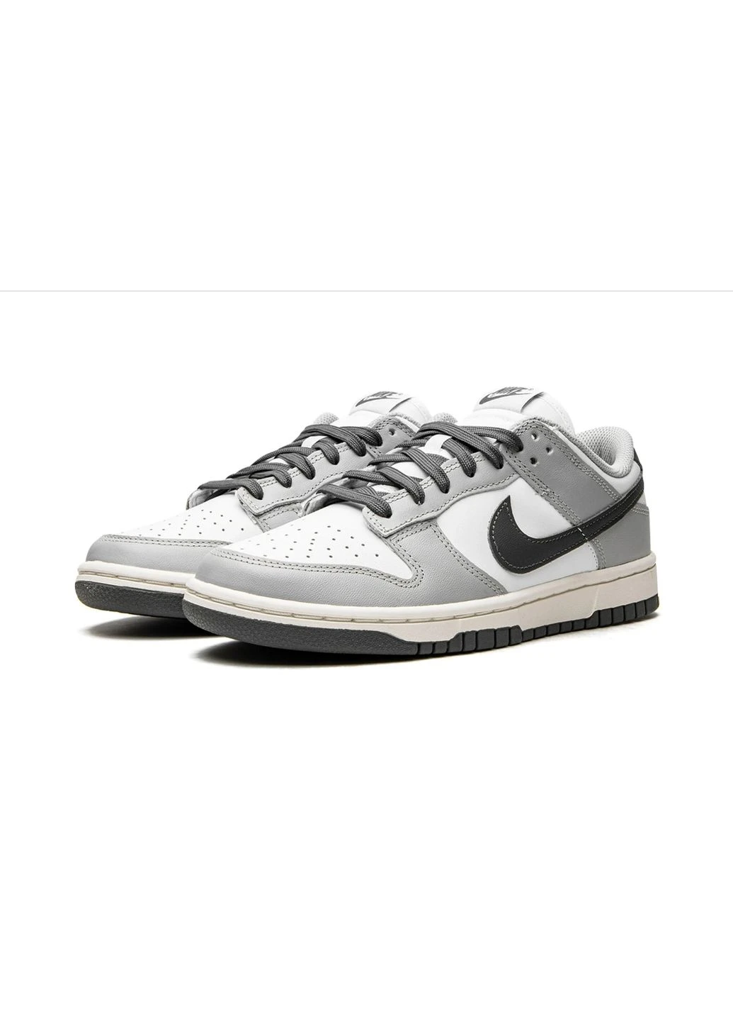 Кросівки Wmns Dunk Low White/Grey DD1503-117 Nike комбіновані демісезони (399408230)