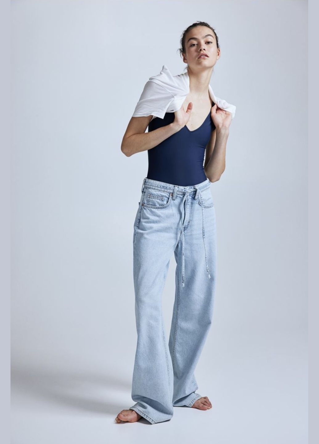 Футболка вільного крою H&M oversize - (296792740)