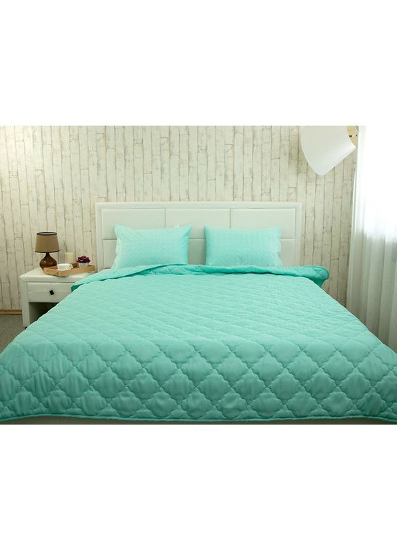 Одеяло - силиконовое легкое бирюзовое полуторное 160 гр/м2 (22588) Руно (307413921)