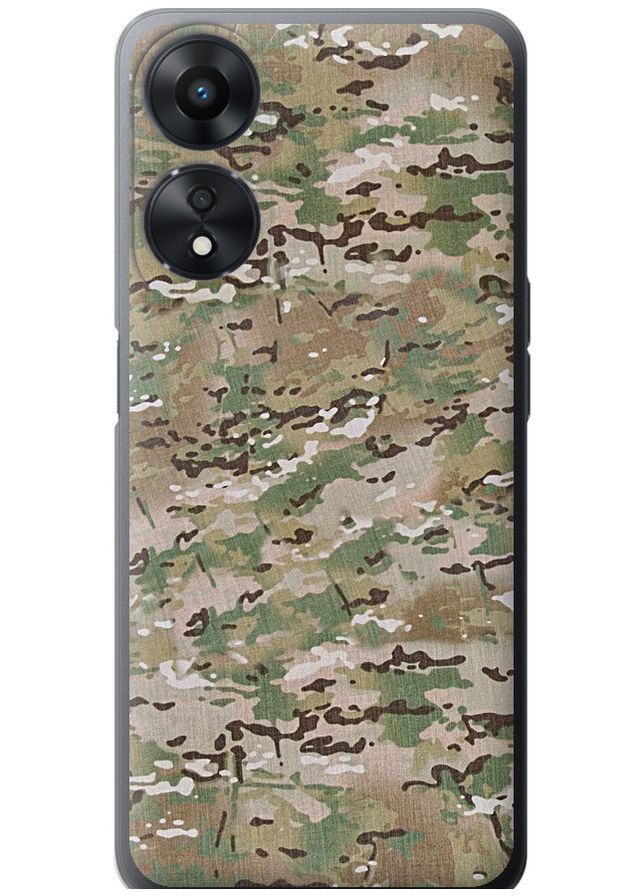 Силиконовый чехол 'Камуфляж v5' для Endorphone Oppo A78 5G (342126058)