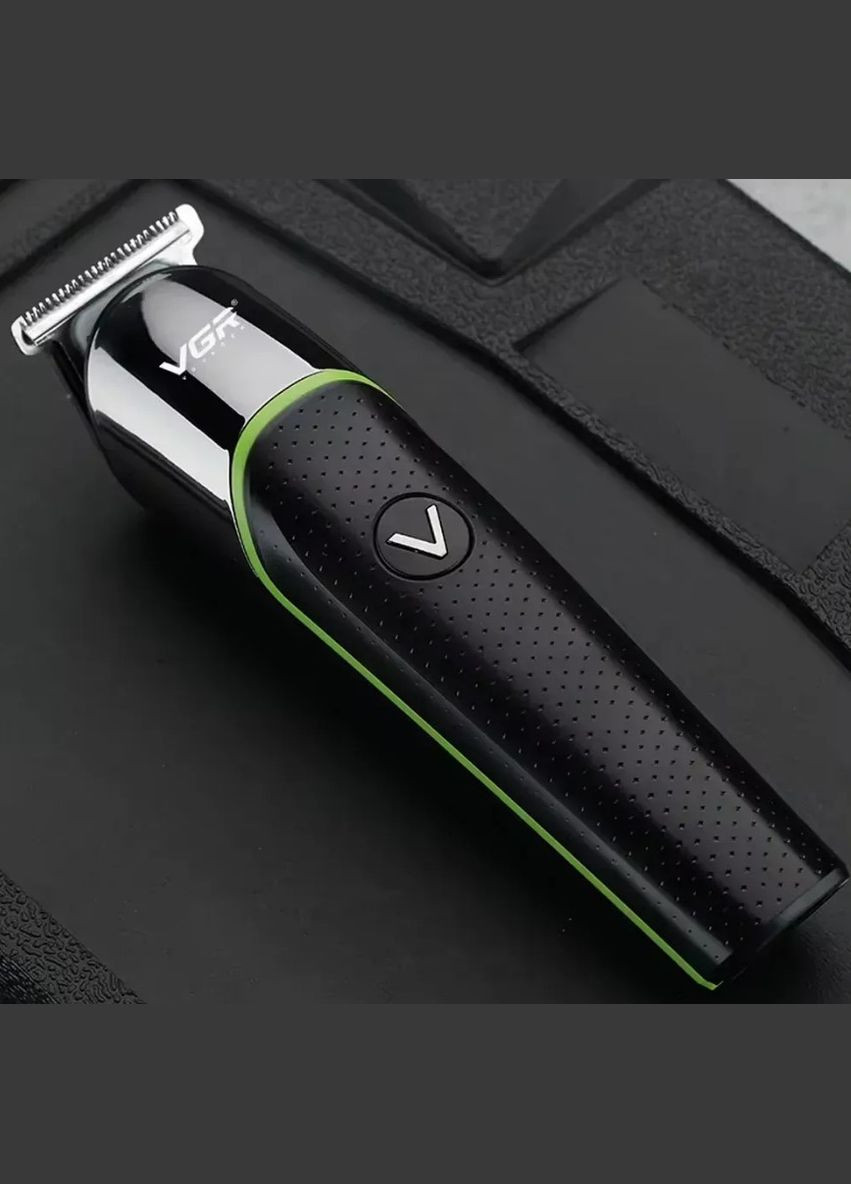 Машинка для стрижки V-191 бездротова 500 mAh 5 Вт з індикатором заряджання чорний (2390000053) VGR (348059303)