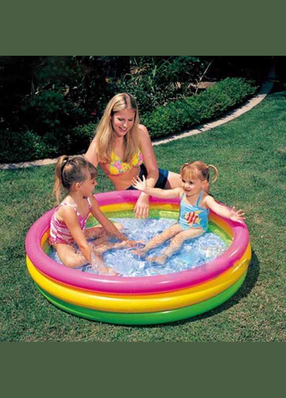 Надувний дитячий басейн Закот сонця 57422 (Діаметр 147 x Висота 33 см) Intex (335048972)
