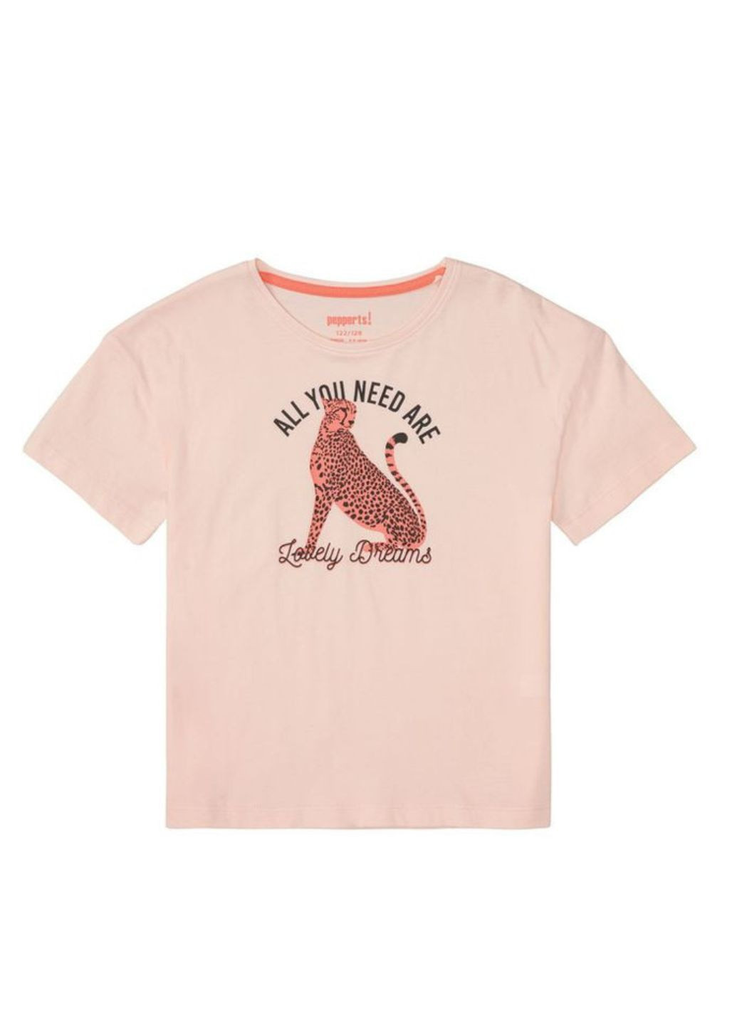 Розовая всесезон пижама для девочки. хлопок футболка + шорты Pepperts